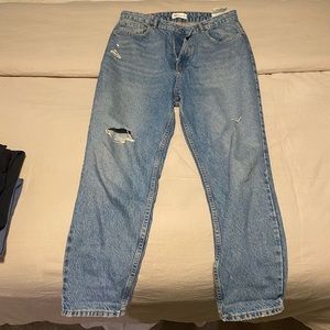 Zara Mom Barrel Jeans